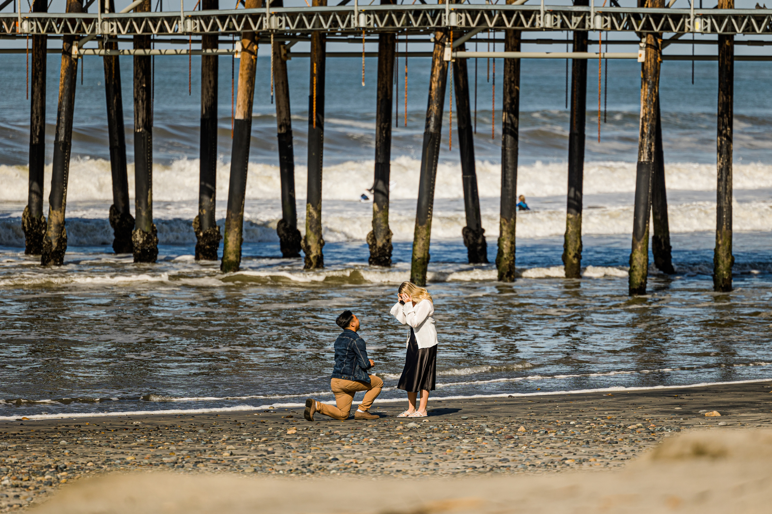 Secret proposal captured by Carlsbad Photo at Oceanside Pier