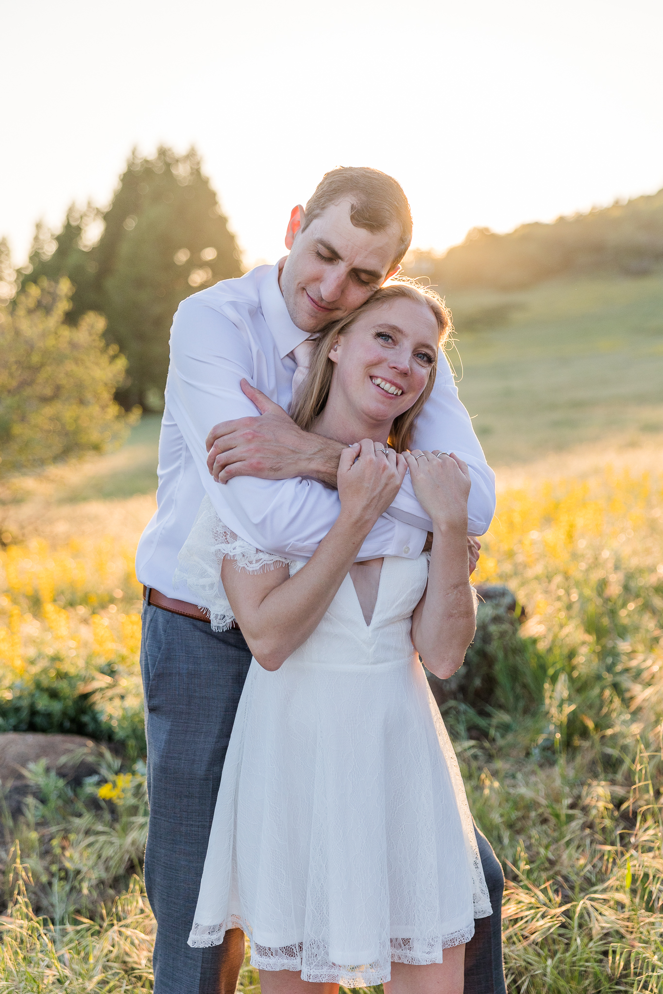 Rustic Wedding at Calico Orchards in Julian and reception at The Ole Firehouse at Lake Cuyamaca
