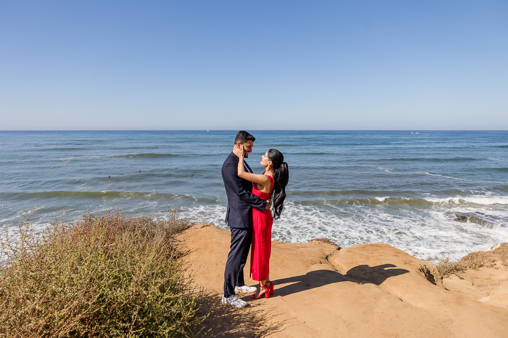 Surprise Proposal Sunset Cliffs