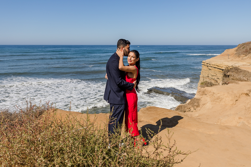 Surprise Proposal Sunset Cliffs