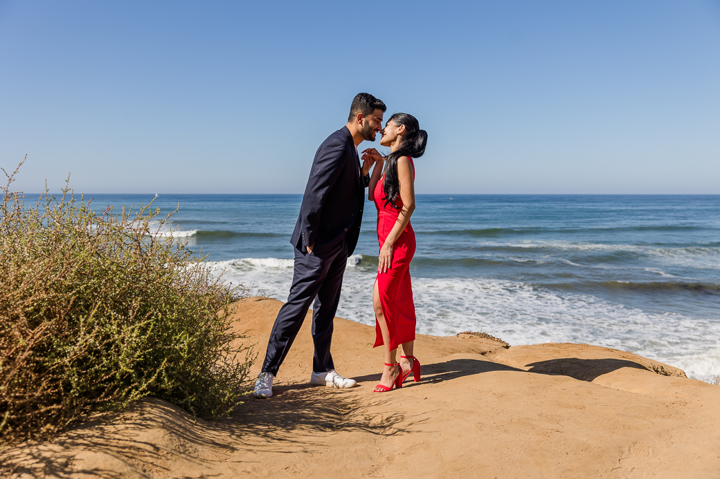 Surprise Proposal Sunset Cliffs