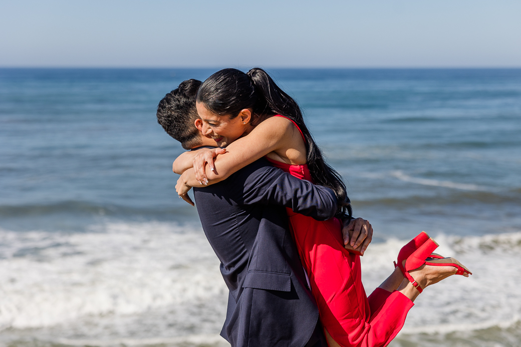 Surprise Proposal Sunset Cliffs