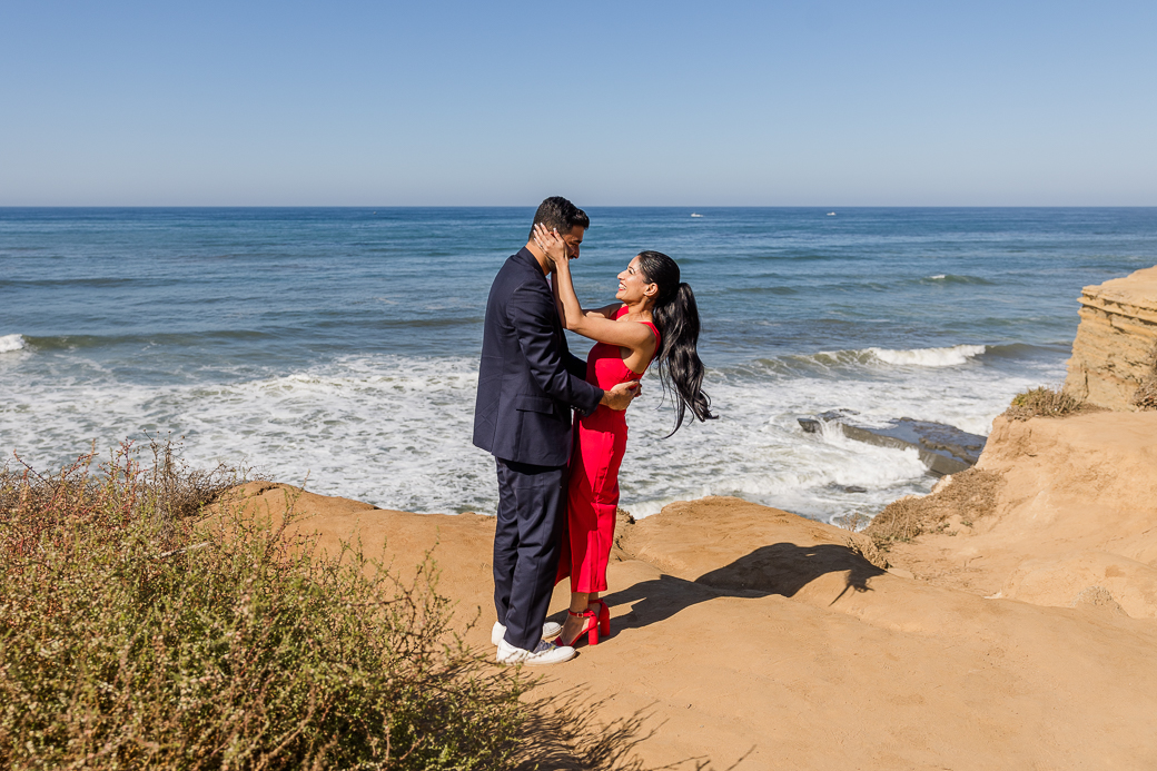 Surprise Proposal Sunset Cliffs