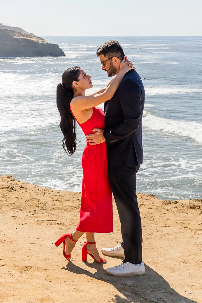 Surprise Proposal Sunset Cliffs