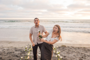 Surprise Proposal on the Carlsbad State Beach